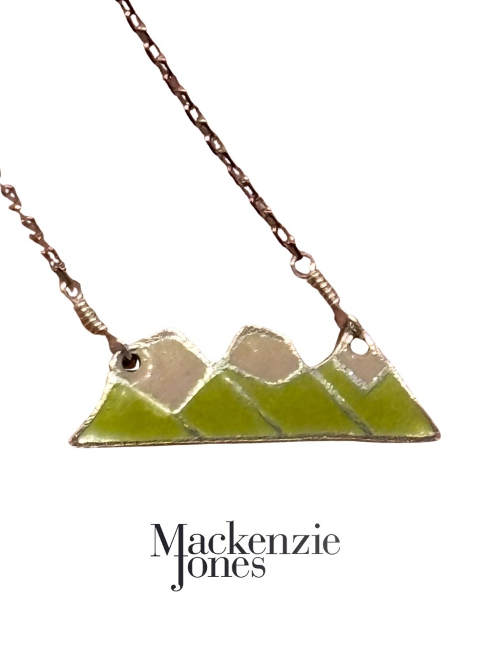Mackenzie Jones Limited Edition Three Sisters Mountain Sterling Silver Necklace